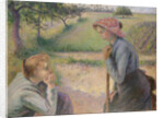Two Young Peasant Women, 1891-92 by Camille Pissarro