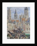 Rue de l'Épicerie, Rouen, 1898 by Camille Pissarro