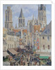 Rue de l'Épicerie, Rouen, 1898 by Camille Pissarro