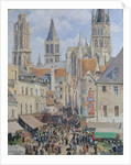 Rue de l'Épicerie, Rouen, 1898 by Camille Pissarro