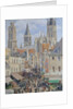 Rue de l'Épicerie, Rouen, 1898 by Camille Pissarro