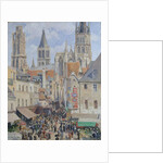 Rue de l'Épicerie, Rouen, 1898 by Camille Pissarro