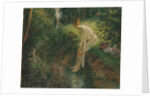 Bather in the Woods, 1895 by Camille Pissarro