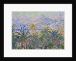 Palm Trees at Bordighera, 1884 by Claude Monet