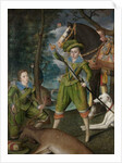 Henry Frederick, Prince of Wales, with Sir John Harington in the Hunting Field, 1603 by Robert the Elder Peake