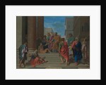 Saints Peter and John Healing the Lame Man, 1655 by Nicolas Poussin