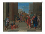 Saints Peter and John Healing the Lame Man, 1655 by Nicolas Poussin