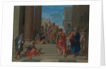 Saints Peter and John Healing the Lame Man, 1655 by Nicolas Poussin