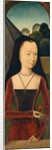 Young Woman with a Pink, c.1485-90 by Hans Memling
