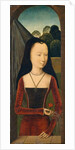 Young Woman with a Pink, c.1485-90 by Hans Memling