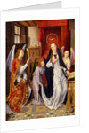 The Annunciation, 1480-89 by Hans Memling