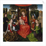 Virgin and Child with Saints Catherine of Alexandria and Barbara, 1480 by Hans Memling