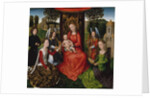 Virgin and Child with Saints Catherine of Alexandria and Barbara, 1480 by Hans Memling