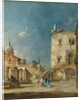Imaginary View of a Venetian Square or Campo, c.1780 by Francesco Guardi