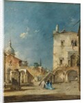 Imaginary View of a Venetian Square or Campo, c.1780 by Francesco Guardi