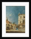 Imaginary View of a Venetian Square or Campo, c.1780 by Francesco Guardi