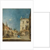 Imaginary View of a Venetian Square or Campo, c.1780 by Francesco Guardi