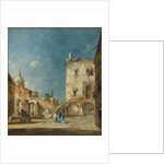 Imaginary View of a Venetian Square or Campo, c.1780 by Francesco Guardi