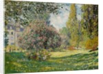 Landscape: The Parc Monceau, 1876 by Claude Monet