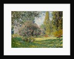 Landscape: The Parc Monceau, 1876 by Claude Monet