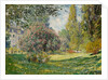 Landscape: The Parc Monceau, 1876 by Claude Monet