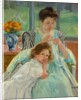 Young Mother Sewing, 1900 by Mary Stevenson Cassatt