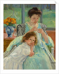 Young Mother Sewing, 1900 by Mary Stevenson Cassatt