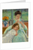 Young Mother Sewing, 1900 by Mary Stevenson Cassatt