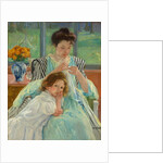 Young Mother Sewing, 1900 by Mary Stevenson Cassatt