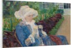 Lydia Crocheting in the Garden at Marly, 1880 by Mary Stevenson Cassatt