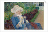 Lydia Crocheting in the Garden at Marly, 1880 by Mary Stevenson Cassatt