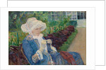 Lydia Crocheting in the Garden at Marly, 1880 by Mary Stevenson Cassatt