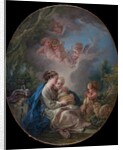 Virgin and Child with the Young Saint John the Baptist and Angels, 1765 by Francois Boucher