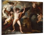 Omnia Vincit Amor, or The Power of Love in the Three Elements, 1809 by Benjamin West