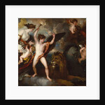 Omnia Vincit Amor, or The Power of Love in the Three Elements, 1809 by Benjamin West