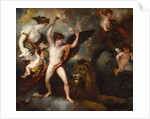 Omnia Vincit Amor, or The Power of Love in the Three Elements, 1809 by Benjamin West