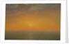 Sunset on the Sea, 1872 by John Frederick Kensett