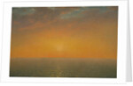 Sunset on the Sea, 1872 by John Frederick Kensett