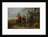 Equestrian Portrait of Cornelis and Michiel Pompe van Meerdervoort with their Tutor and Coachman, Starting for the Hunt, c.1652-53 by Aelbert Cuyp