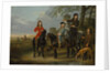 Equestrian Portrait of Cornelis and Michiel Pompe van Meerdervoort with their Tutor and Coachman, Starting for the Hunt, c.1652-53 by Aelbert Cuyp