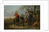 Equestrian Portrait of Cornelis and Michiel Pompe van Meerdervoort with their Tutor and Coachman, Starting for the Hunt, c.1652-53 by Aelbert Cuyp