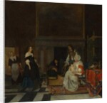 The Visit to the Nursery, 1661 by Gabriel Metsu