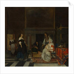 The Visit to the Nursery, 1661 by Gabriel Metsu