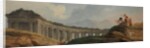 A Colonnade in Ruins by Hubert Robert