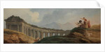 A Colonnade in Ruins by Hubert Robert