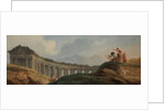 A Colonnade in Ruins by Hubert Robert