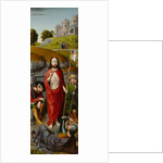 The Resurrection, with the Pilgrims of Emmaus, c.1510 by Gerard David