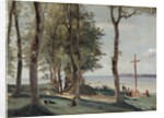 Honfleur: Calvary, c.1830 by Jean Baptiste Camille Corot
