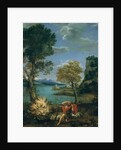 Landscape with Moses and the Burning Bush, 1610-16 by Domenichino (1581-1641)
