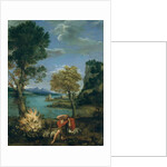 Landscape with Moses and the Burning Bush, 1610-16 by Domenichino (1581-1641)